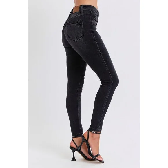 Black Skinny Jeans Tummy Control High Waist Comfortable Stretch Women’s